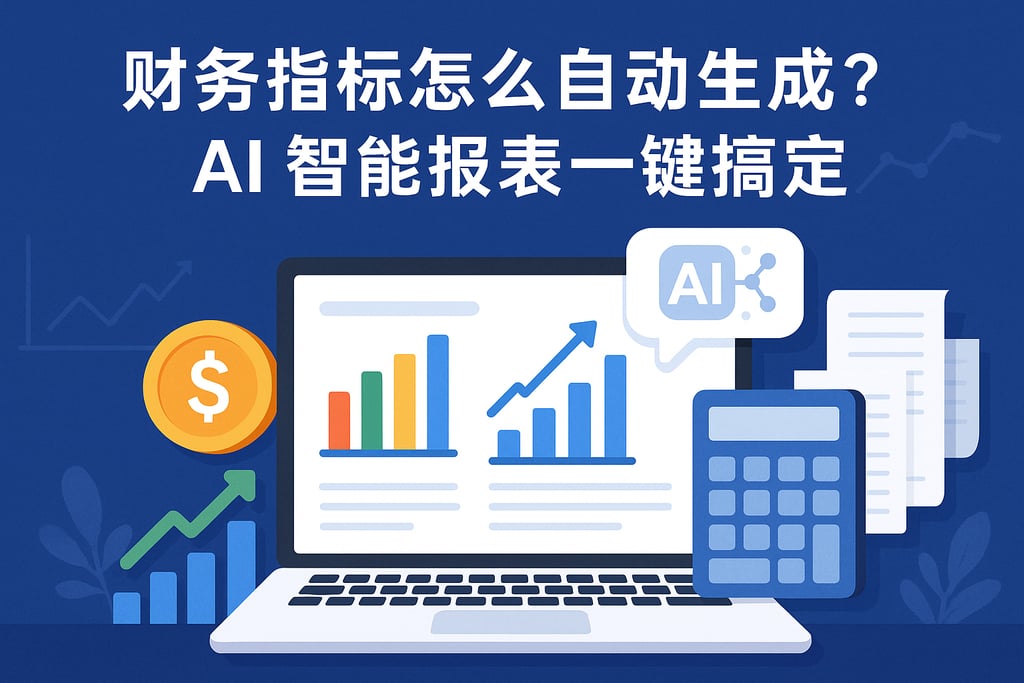 财务指标怎么自动生成？AI智能报表一键搞定