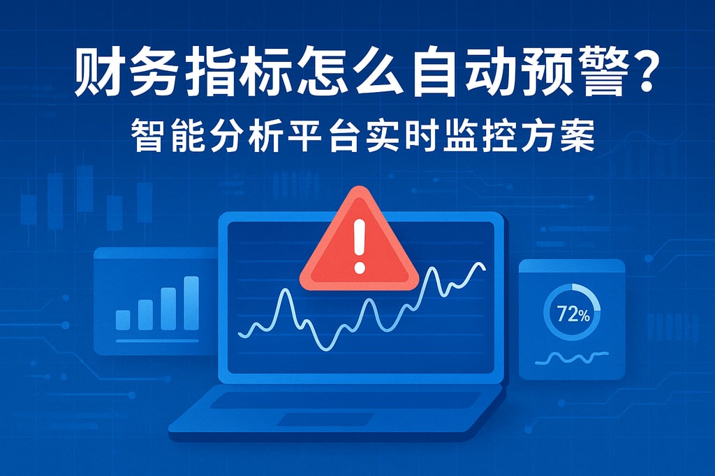 财务指标怎么自动预警？智能分析平台实时监控方案