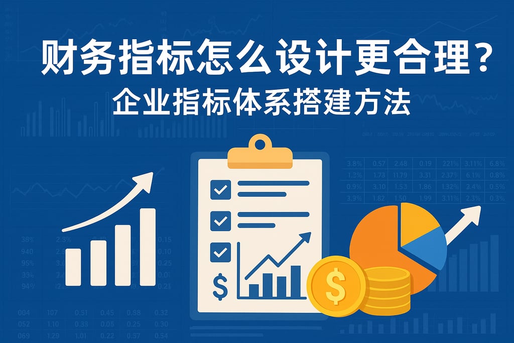 财务指标怎么设计更合理？企业指标体系搭建方法