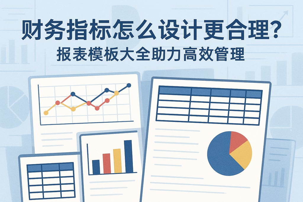 财务指标怎么设计更合理？报表模板大全助力高效管理
