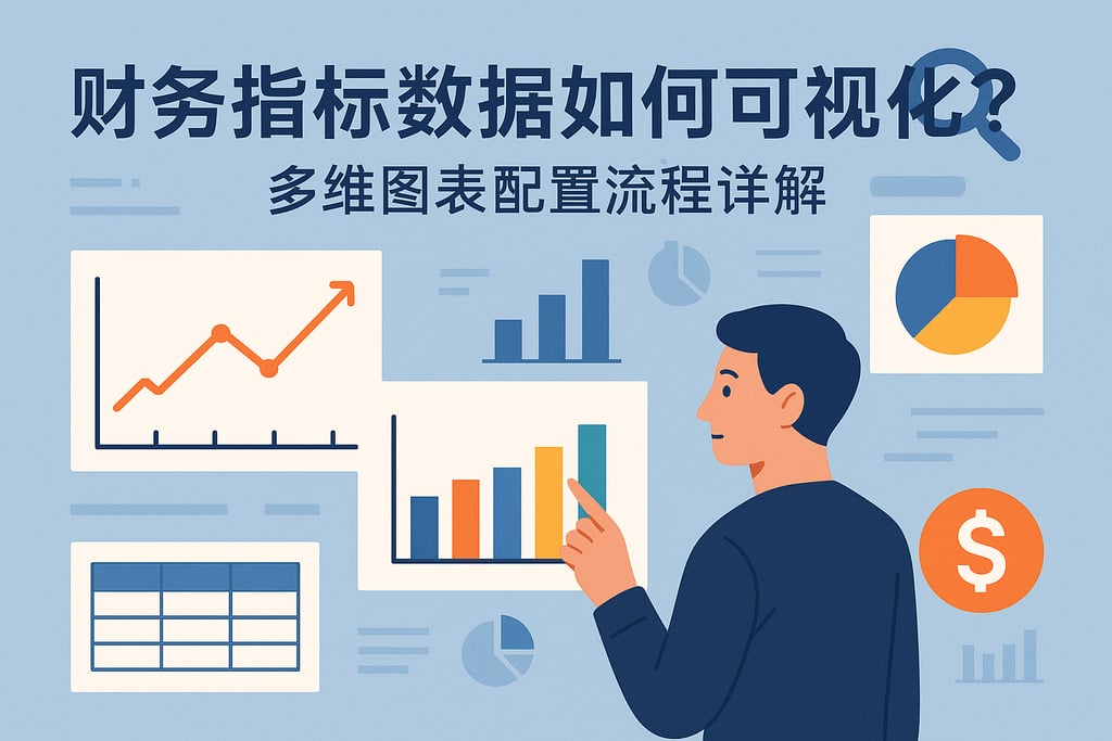财务指标数据如何可视化？多维图表配置流程详解