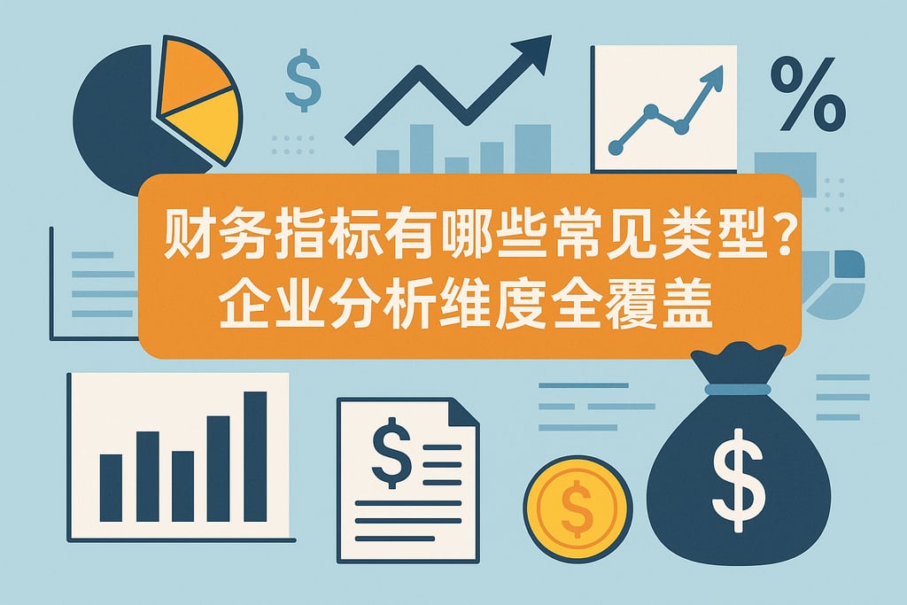 财务指标有哪些常见类型？企业分析维度全覆盖