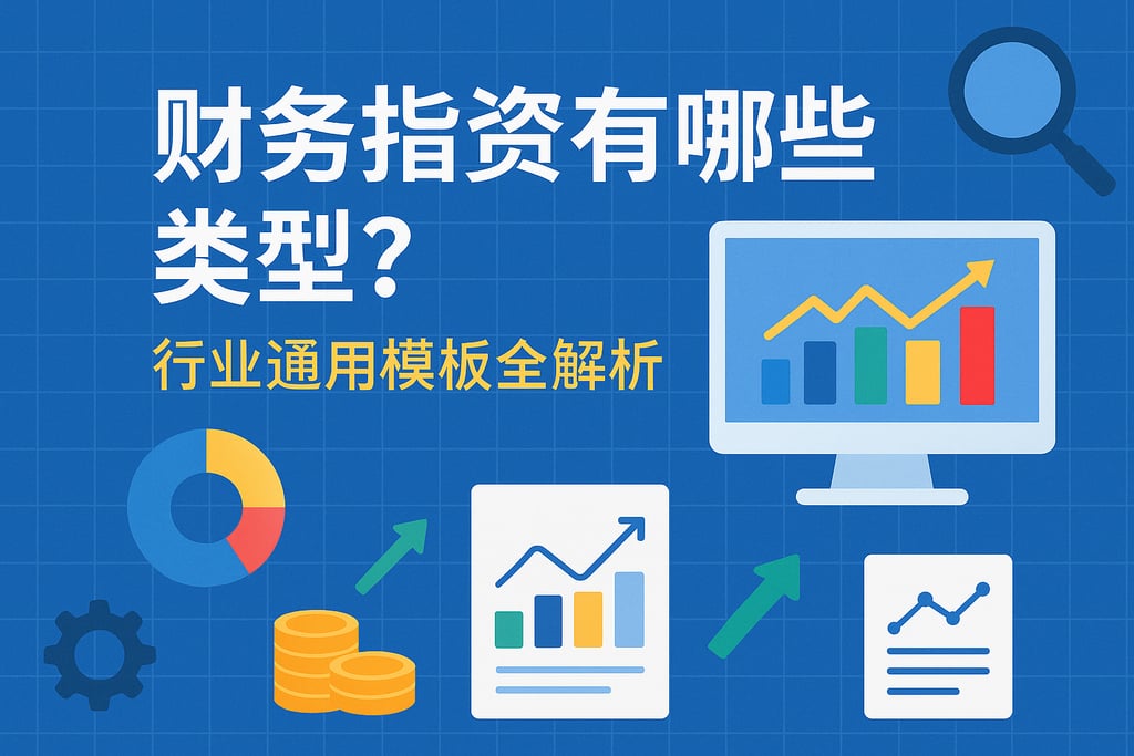 财务指标有哪些类型？行业通用模板全解析