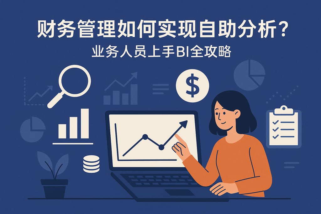 财务管理如何实现自助分析？业务人员上手BI全攻略