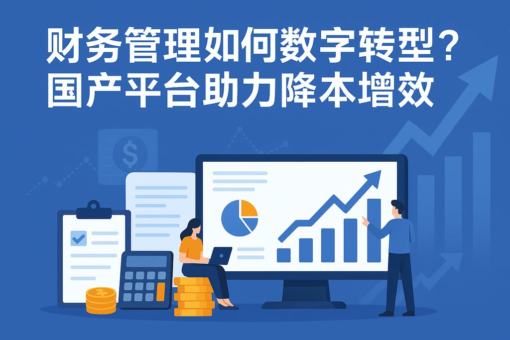 财务管理如何数字转型？国产平台助力降本增效