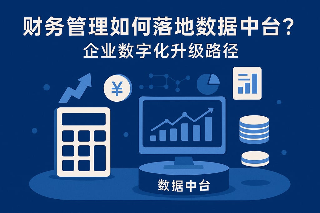 财务管理如何落地数据中台？企业数字化升级路径