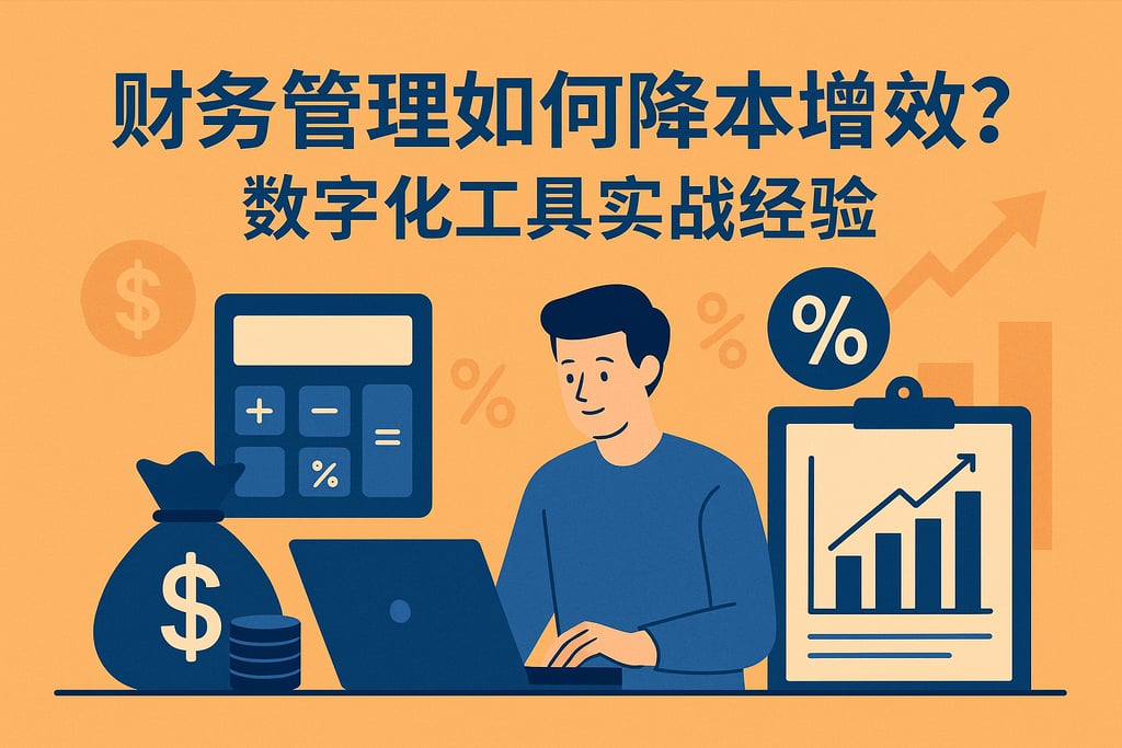 财务管理如何降本增效？数字化工具实战经验