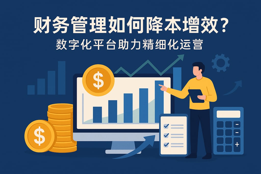 财务管理如何降本增效？数字化平台助力精细化运营