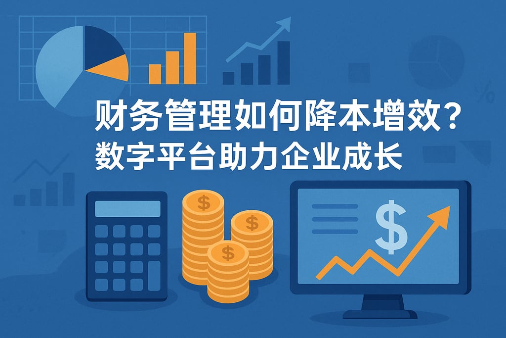 财务管理如何降本增效？数字平台助力企业成长