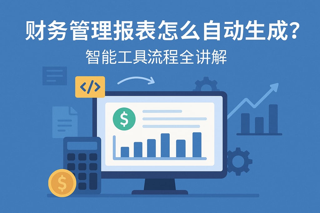 财务管理报表怎么自动生成？智能工具流程全讲解