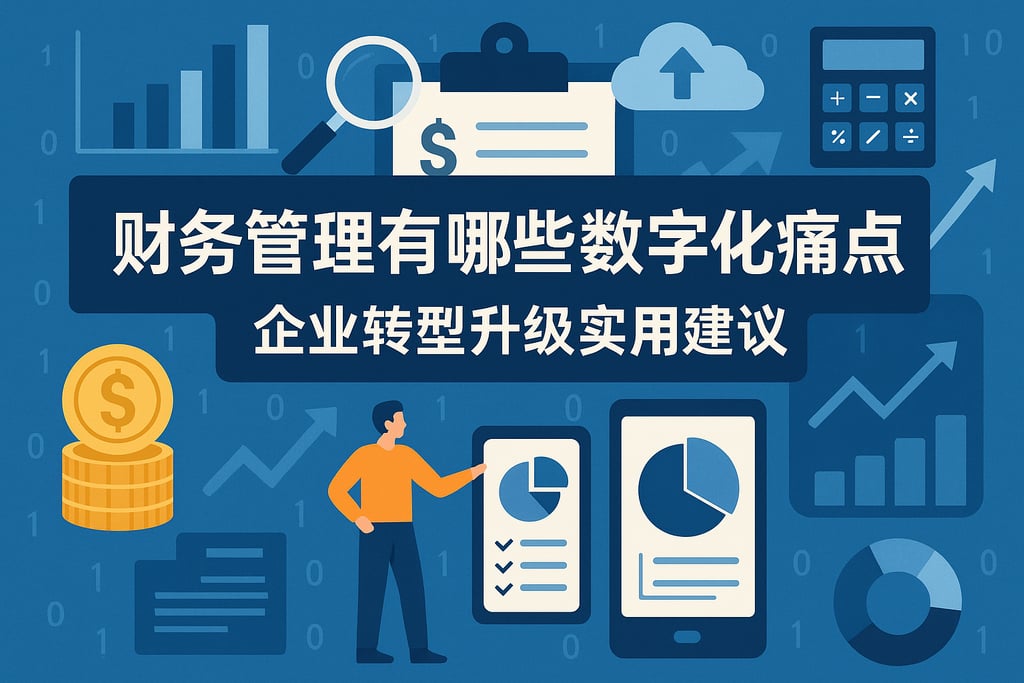 财务管理有哪些数字化痛点？企业转型升级实用建议