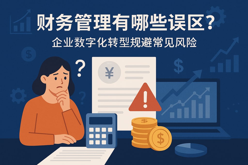 财务管理有哪些误区？企业数字化转型规避常见风险