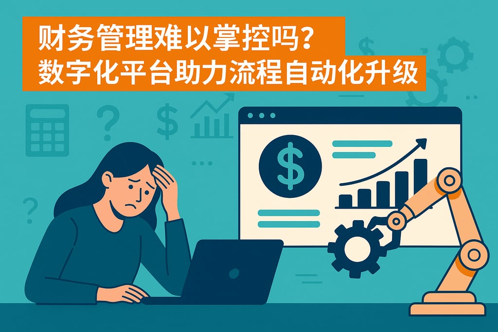 财务管理难以掌控吗？数字化平台助力流程自动化升级