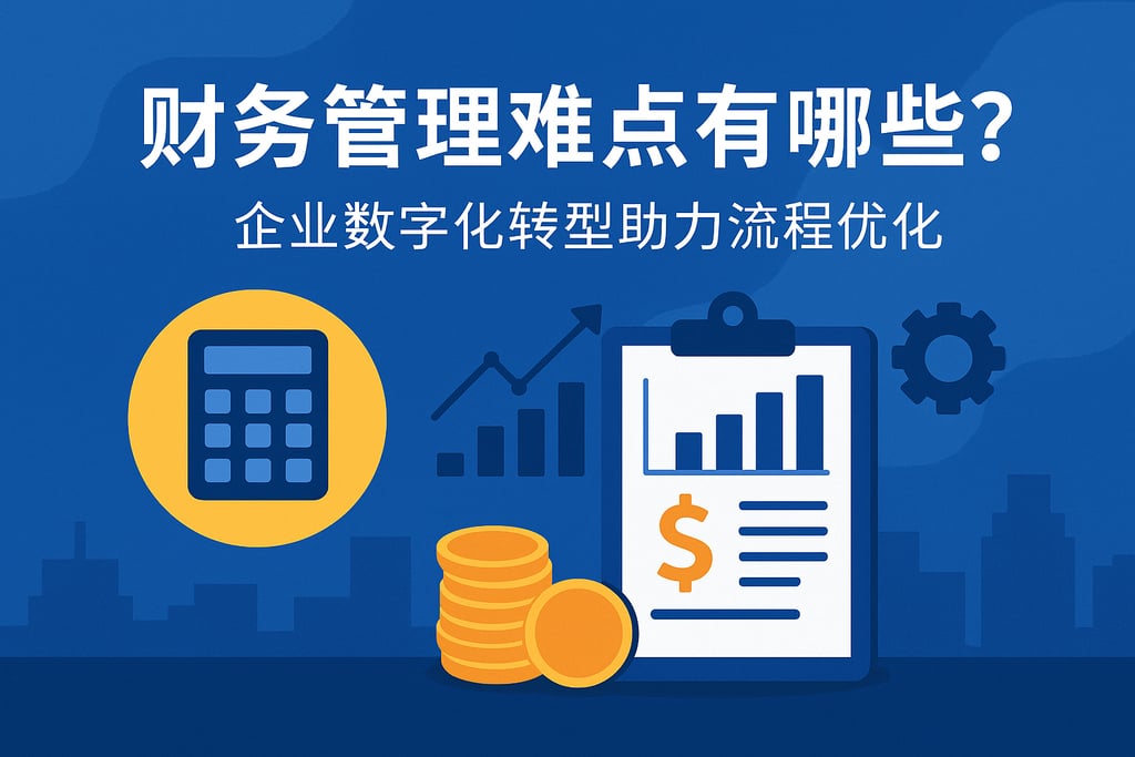 财务管理难点有哪些？企业数字化转型助力流程优化
