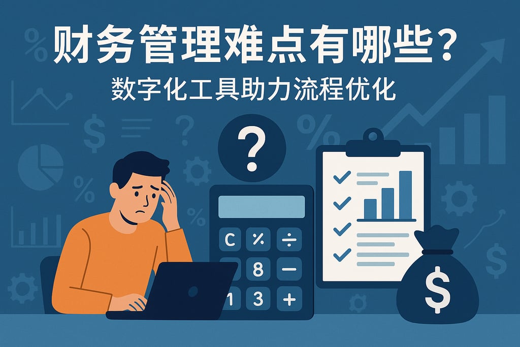 财务管理难点有哪些？数字化工具助力流程优化