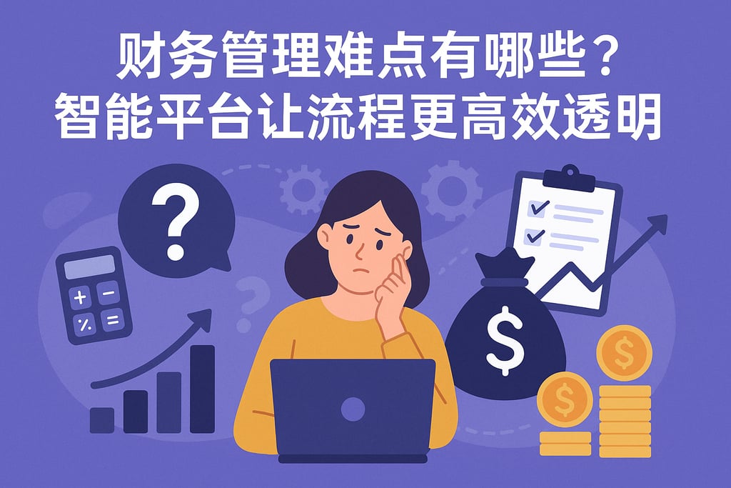 财务管理难点有哪些？智能平台让流程更高效透明