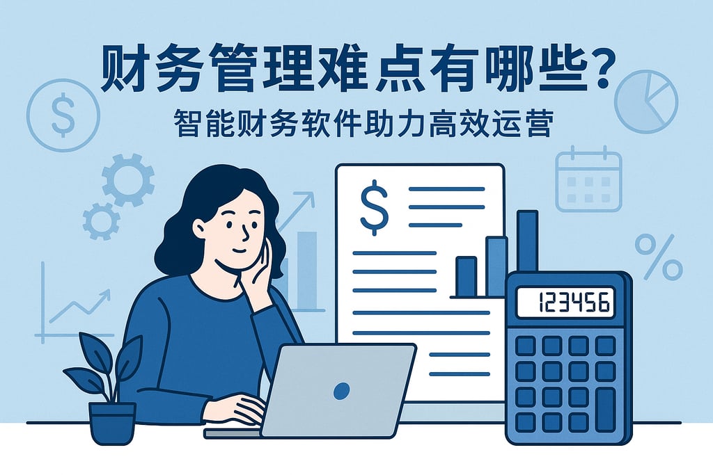 财务管理难点有哪些？智能财务软件助力高效运营