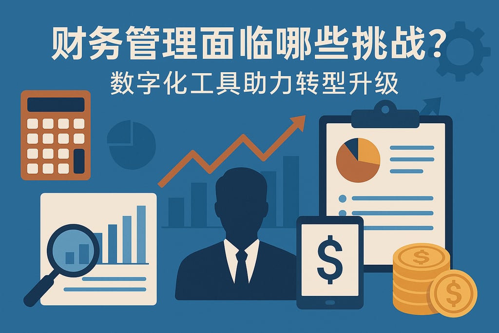 财务管理面临哪些挑战？数字化工具助力转型升级