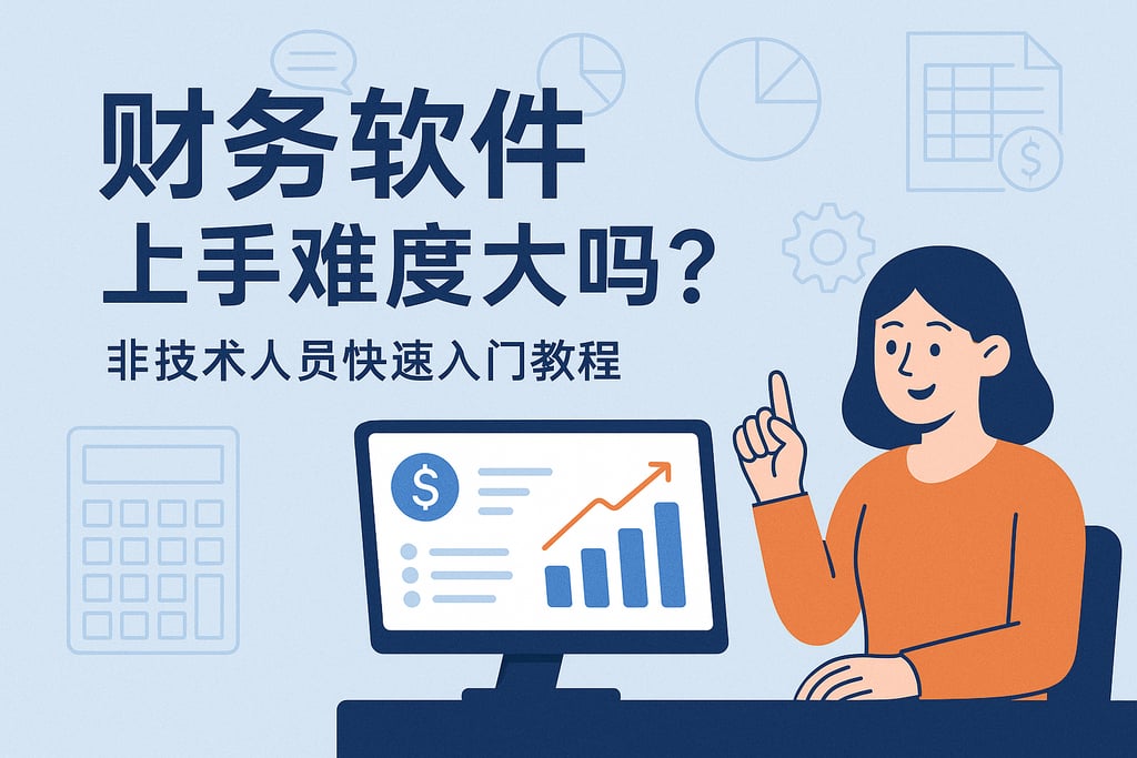 财务软件上手难度大吗？非技术人员快速入门教程