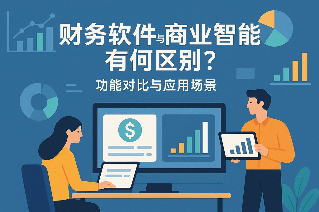 财务软件与商业智能有何区别？功能对比与应用场景