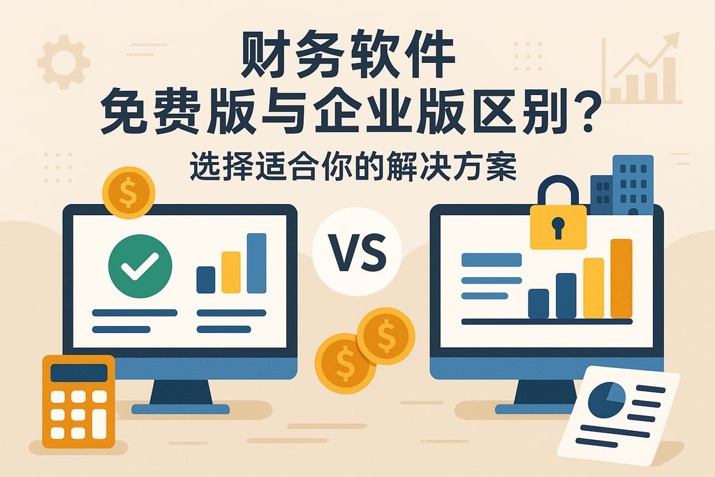 财务软件免费版与企业版区别？选择适合你的解决方案