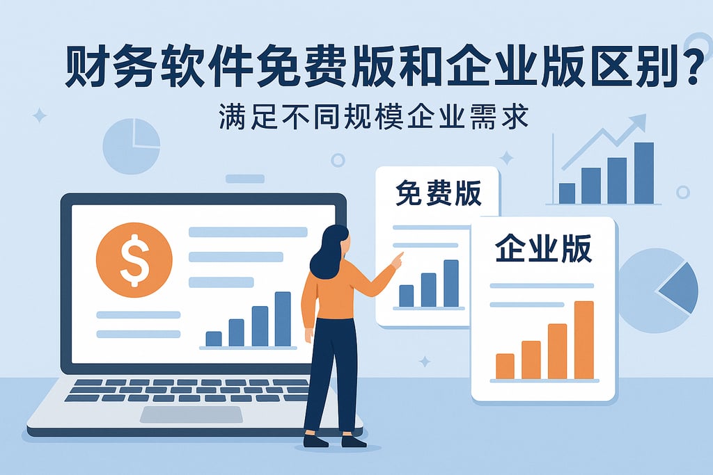 财务软件免费版和企业版区别？满足不同规模企业需求