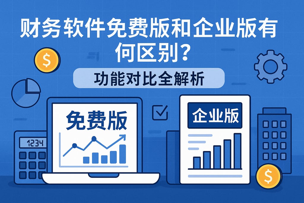 财务软件免费版和企业版有何区别？功能对比全解析