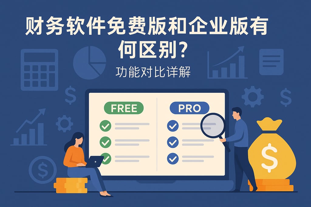 财务软件免费版和企业版有何区别？功能对比详解