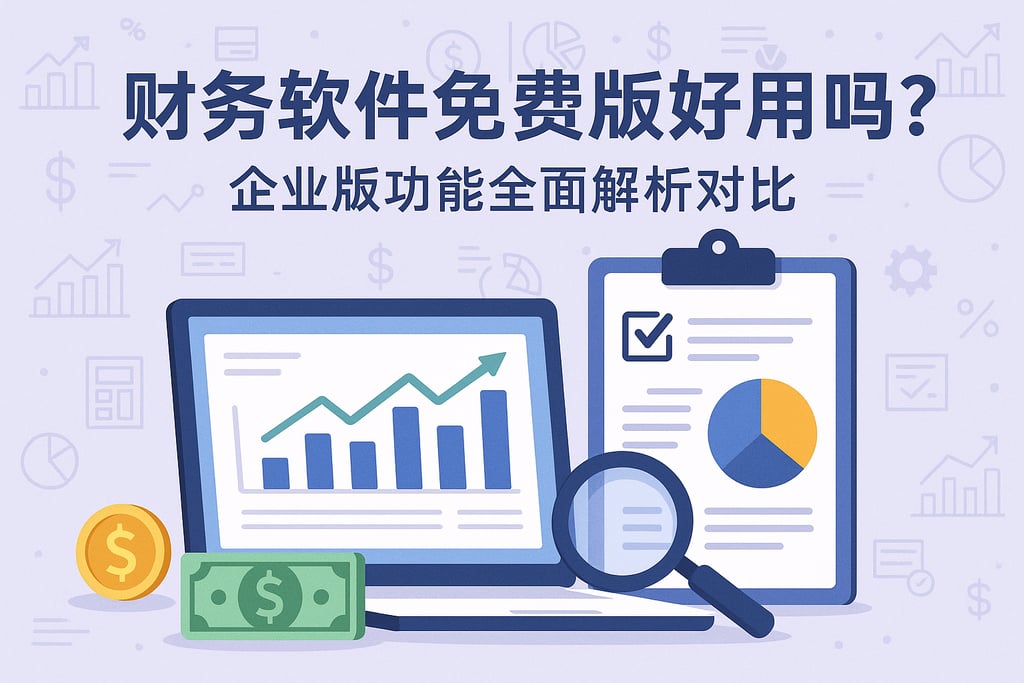 财务软件免费版好用吗？企业版功能全面解析对比