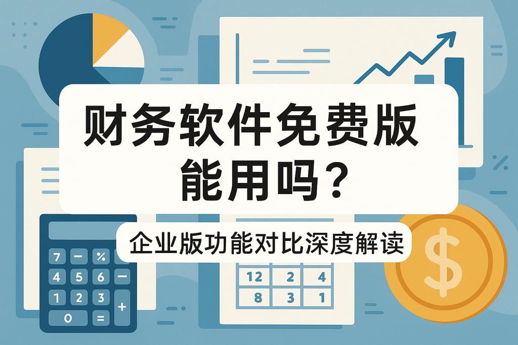 财务软件免费版能用吗？企业版功能对比深度解读