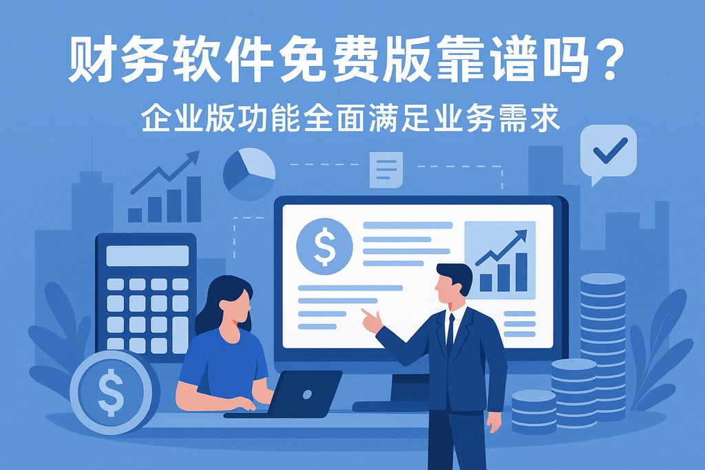 财务软件免费版靠谱吗？企业版功能全面满足业务需求