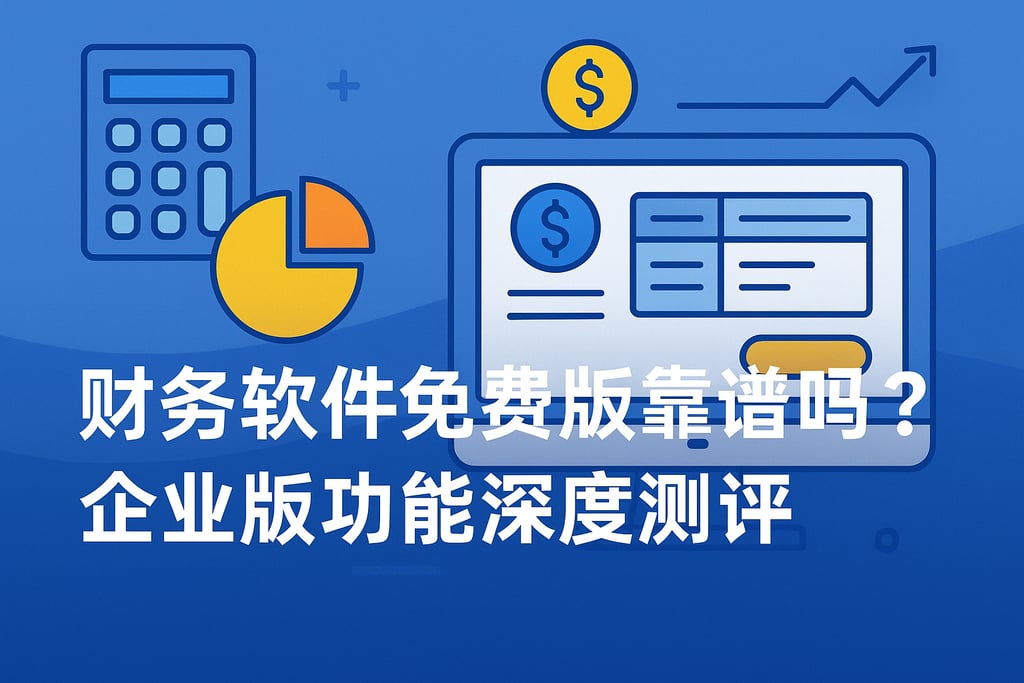 财务软件免费版靠谱吗？企业版功能深度测评