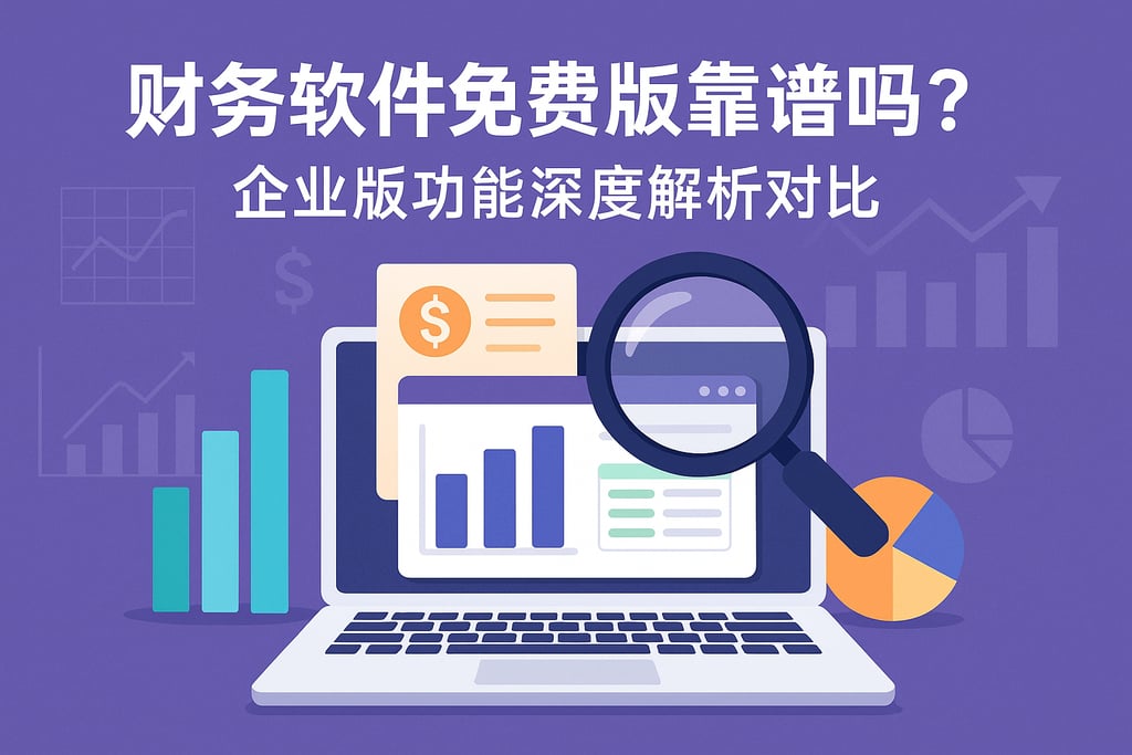 财务软件免费版靠谱吗？企业版功能深度解析对比