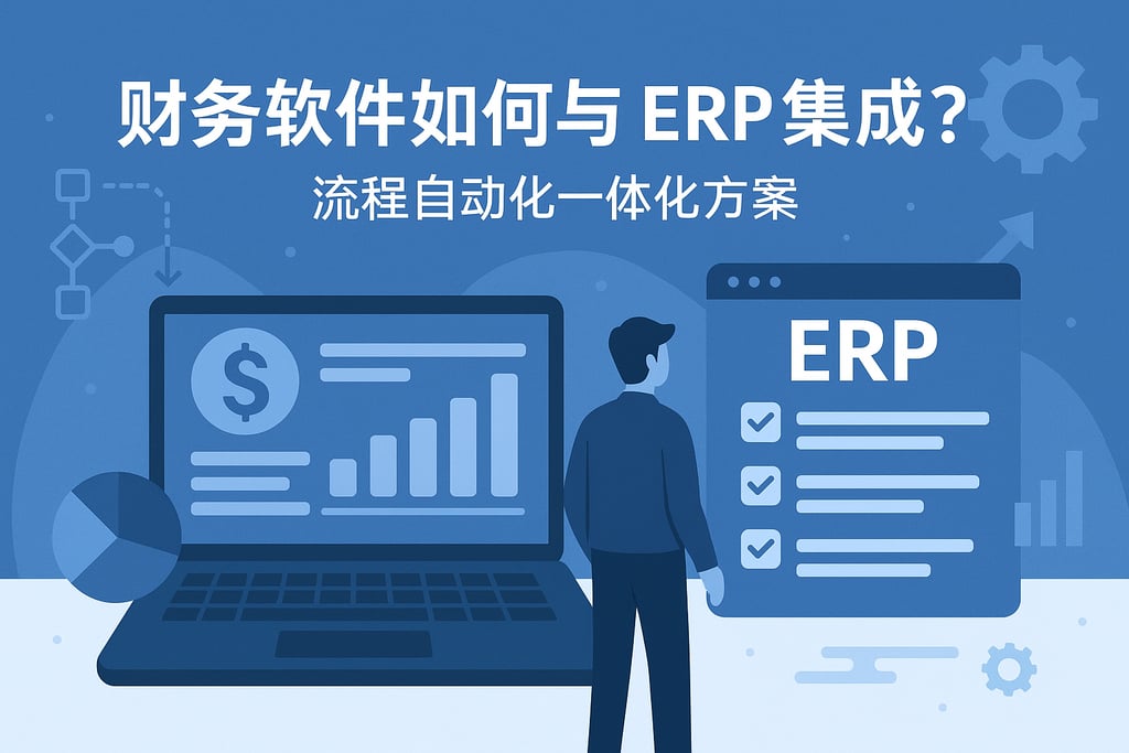 财务软件如何与ERP集成？流程自动化一体化方案