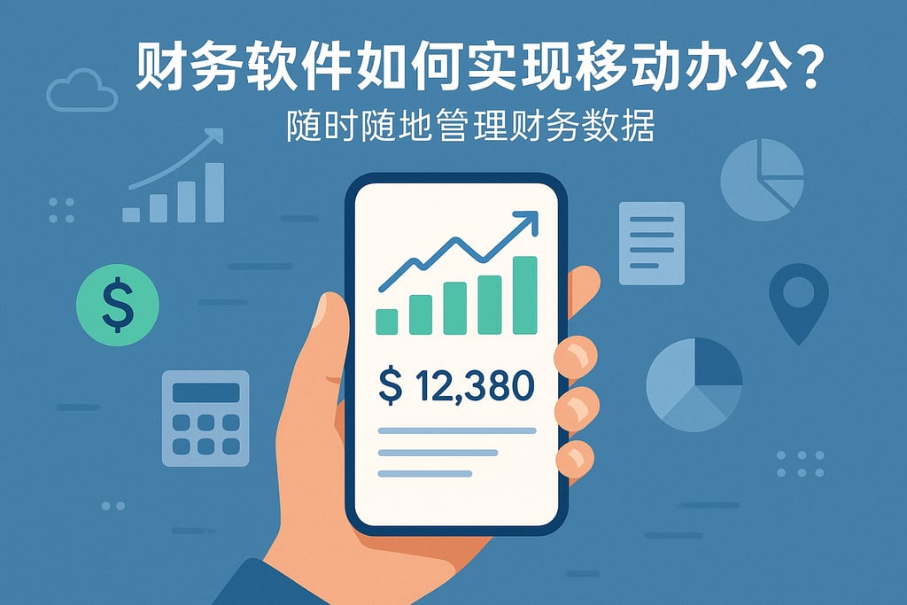 财务软件如何实现移动办公？随时随地管理财务数据