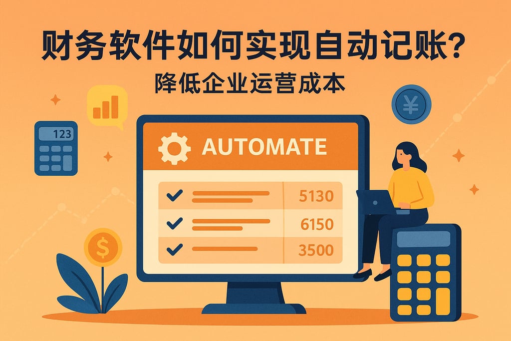 财务软件如何实现自动记账？降低企业运营成本