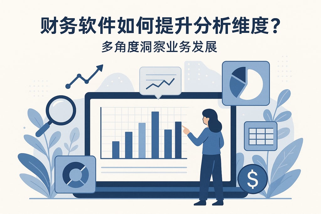 财务软件如何提升分析维度？多角度洞察业务发展