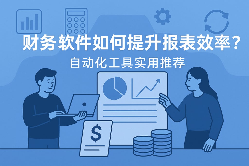 财务软件如何提升报表效率？自动化工具实用推荐