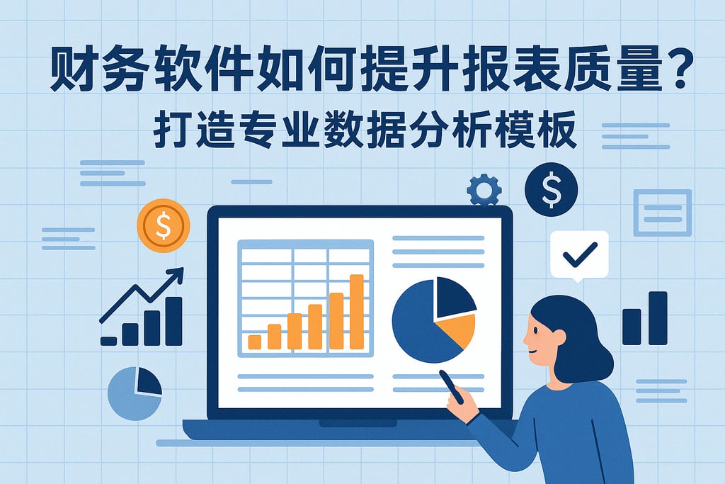 财务软件如何提升报表质量？打造专业数据分析模板