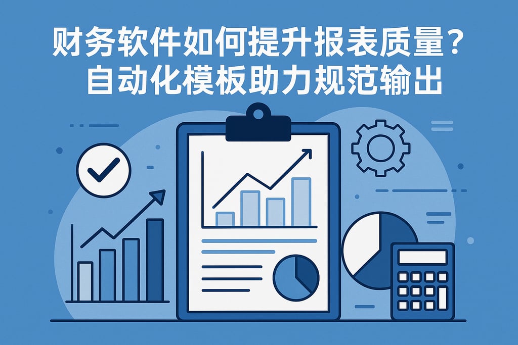 财务软件如何提升报表质量？自动化模板助力规范输出