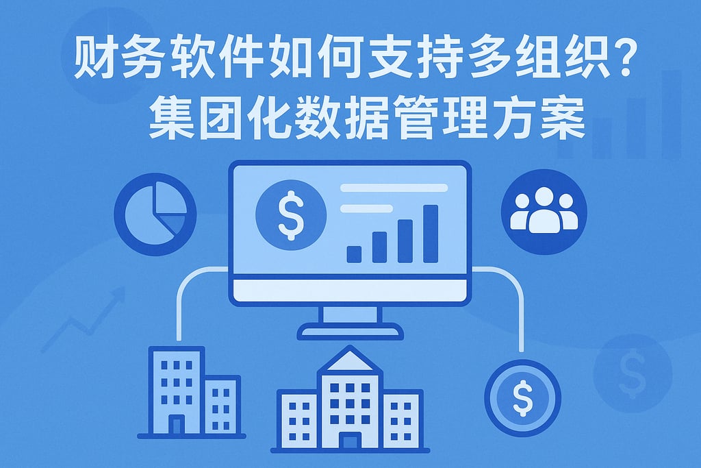财务软件如何支持多组织？集团化数据管理方案