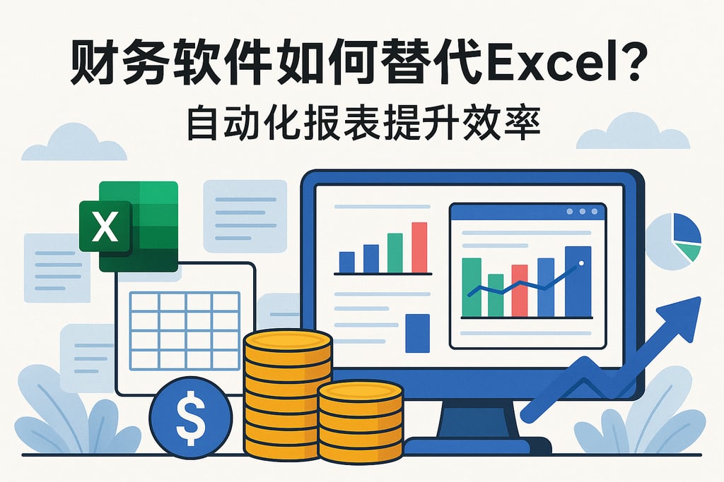财务软件如何替代Excel？自动化报表提升效率