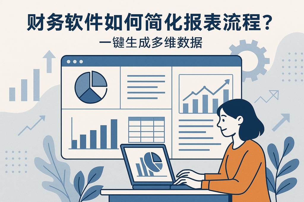 财务软件如何简化报表流程？一键生成多维数据