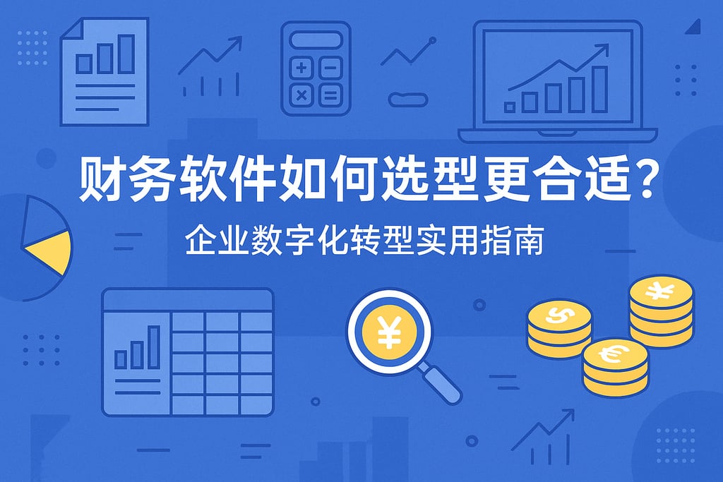 财务软件如何选型更合适？企业数字化转型实用指南