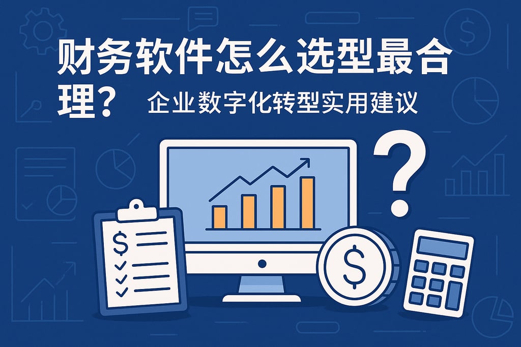 财务软件怎么选型最合理？企业数字化转型实用建议