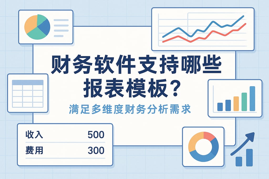 财务软件支持哪些报表模板？满足多维度财务分析需求