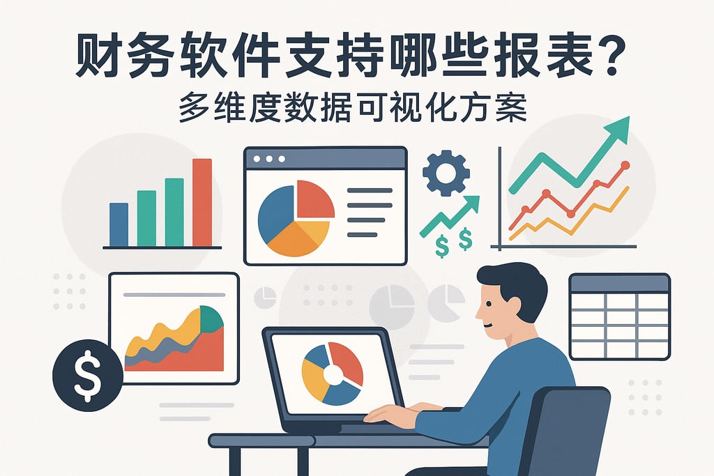 财务软件支持哪些报表？多维度数据可视化方案