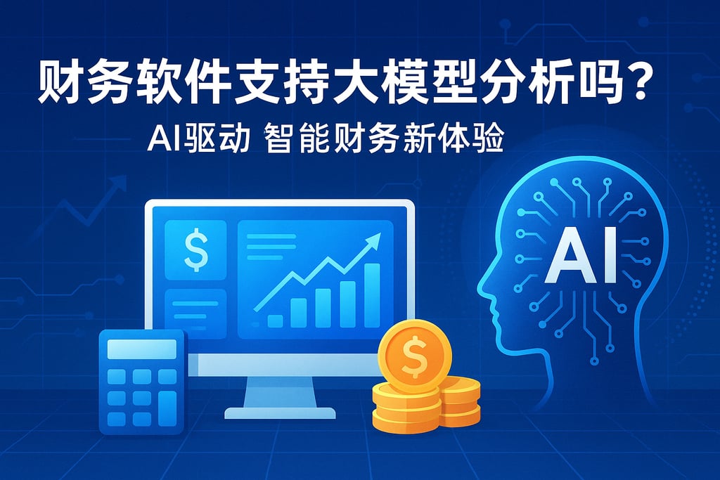 财务软件支持大模型分析吗？AI驱动智能财务新体验