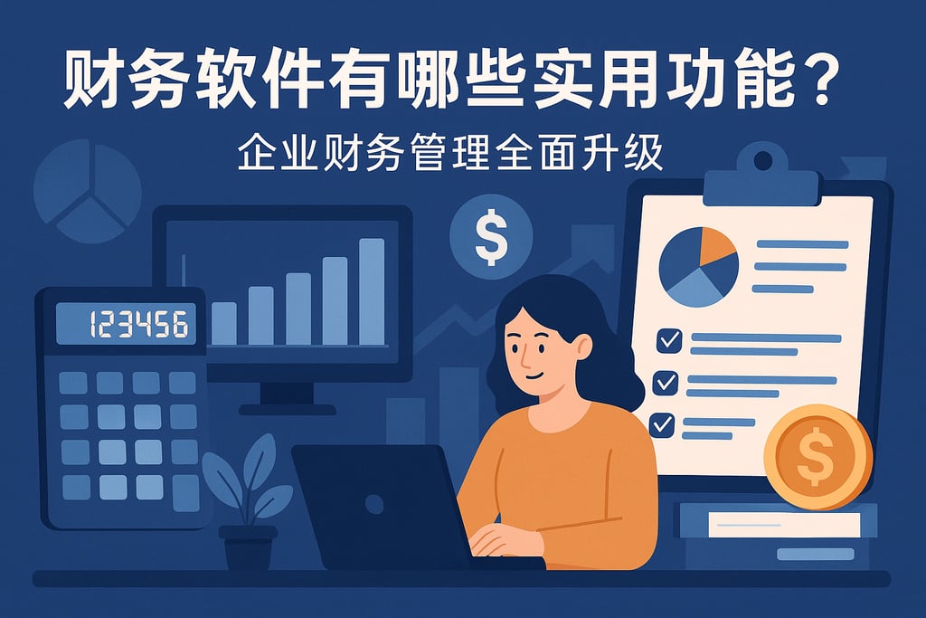 财务软件有哪些实用功能？企业财务管理全面升级