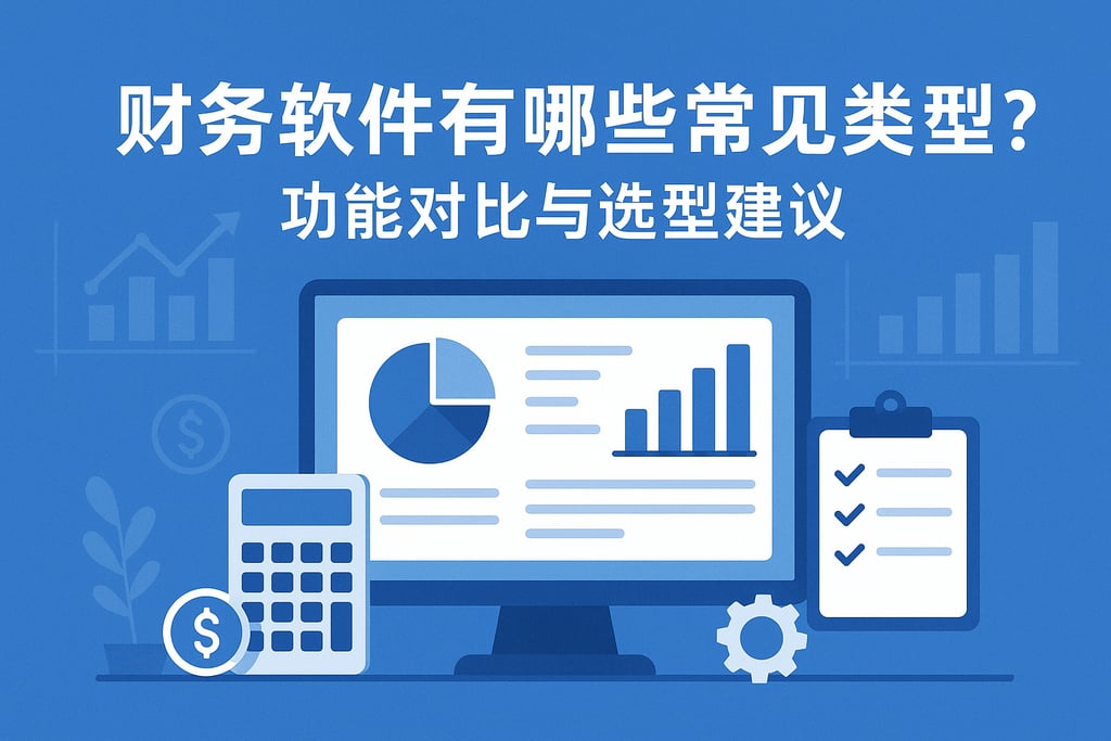 财务软件有哪些常见类型？功能对比与选型建议